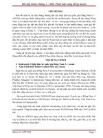 Khái quát về hiệp hội các quốc gia Đông Nam Á - Asean