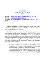 SỰ PHÁT TRIỂN CỦA PHÁP LUẬT DÂN SỰ VIỆT NAM