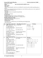 BỘ GIÁO ÁN TỰ CHỌN TOÁN 12 HỌC KÌ II