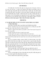 Kết hôn có yếu tố nước ngoài - Một số vấn đề lý luận và thực tiễn