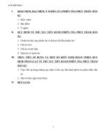 Thủ tục tiến hành phiên tòa phúc thẩm trong vụ án dân sự