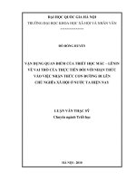 Vận dụng quan điểm của triết học Mác - Lênin về vai trò của thực tiễn đối với nhận thức vào việc nhận thức con đường đi lên chủ nghĩa xã hội ở nước ta hiện nay
