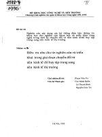 Điều tra nhu cầu tin nghiên cứu và triển khai trong giai đoạn chuyển đổi từ nền kinh tế chỉ huy tập trung sang nền kinh tế thị trường