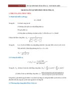 NỘI DUNG ÔN TẬP MÔN PHÂN TÍCH CÔNG CỤ