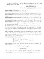 50 bộ đề thi thử thpt quốc gia môn toán có hướng dẫn chi tiết