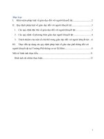 Thực tiễn áp dụng các quy định pháp luật về giáo dục phổ thông đối với người khuyết tật tại Trường Phổ thông cơ sở Xã Đàn