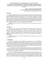 SỬ DỤNG MẠNG PETRI để PHÂN TÍCH HOẠT ĐỘNG hệ THỐNG FMS 