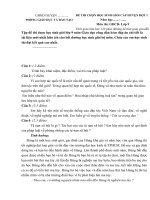 Tập đề thi chọn học sinh giỏi lớp 9 môn giáo dục công dân kèm đáp án chi tiết