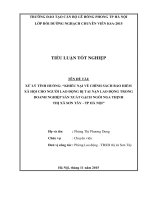 xử lý tình huống khiếu nại về chính sách bảo hiểm xã hội cho người lao động bị tai nạn lao động trong doanh nghiệp sản xuất gạch ngói nga thịnh thị xã sơn tây   TP hà nội