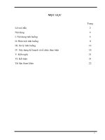 Tiểu luận xử lý tình trạng vi phạm trong quản lý vμ sử dụng đất đai, trong thực hiện chế độ chính sách pháp luật, trong quản lý kinh tế