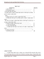 Bài tập học kì môn Luật Hành Chính Việt Nam