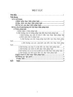 Các yếu tố ảnh hưởng tới thực hiện pháp luật