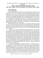 skkn một vài phương pháp giúp học sinh dân tộc thiểu số tại chỗ phát âm chuẩn tiếng việt