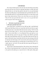 Phân tích khái niệm quyết định hành chính và nêu vai trò của quyết định hànhchính trong quản lí hành chính nhà nước