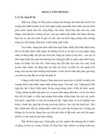 Tiểu luận tình huống xử lý vi phạm hành chính đối với hành vi vận chuyển, buôn bán hàng giả