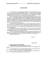 THIẾT KẾ QUI TRÌNH CÔNG NGHỆ GIA CÔNG CHI TIẾT TRỤC CÓ LỖ CÔN VÀ THIẾT KẾ ĐÔ GÁ CHO MỘT NGUYÊN CÔNG PHAY RÃNH THEN