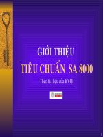 Giới Thiệu Tiêu Chuẩn SA 8000