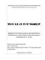 Tiểu luận tình huống xử lý tình huống sai phạm trong chỉ định thầu mua sắm thiết bị (máy vi tính) tại phòng lao động thương binh và xã hội huyện ba vì – hà nội