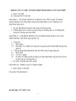 TRỌNG TÀI VÀ VIỆC ÁP DỤNG BIỆN PHÁP KHẨN CẤP TẠM THỜI