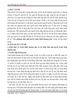 Các phương thức giải quyết tranh chấp thương mại