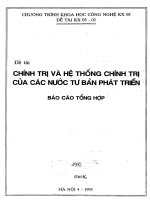 Chính trị và hệ thống chính trị của các nước tư bản phát triển
