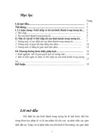 Một số vấn đề về tài sản thế chấp được hình thành trong tương lai