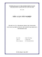 Tiểu luận xử lý tình huống trong việc chấp hành ngân sách tại trung tâm xúc tiến thương mại thuộc sở a, thành phố hà nội