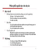 Phân Phối Nguồn Lực Cho Dự Án