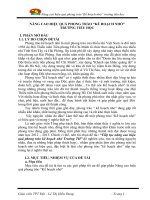 skkn giải pháp nâng cao hiệu quả phong trào kế hoạch nhỏ trường TH