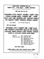 Nghiên cứu thiết kế, chế tạo hệ thống chuyển mạch số dung lượng nhỏ dùng cho nông thôn
