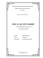 Tiểu luận xử lý tình huống tiếp dân gửi đơn thư yêu cầu giải quyết tranh chấp đất đai
