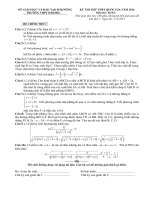 50 đề THI THỬ THPT QUỐC GIA môn TOÁN 2016 có HƯỚNG dẫn CHI TIẾT