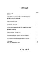 Điều kiện kinh doanh trong lĩnh vực hoạt động kinh doanh Bất động sản