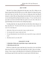 Tìm hiểu vấn đề kiểm soát các giao dịch có nguy cơ phát sinh tư lợi với các nội dung sau