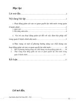 Hoạt động giám sát của cơ quan quyền lực nhà nước trong quản lí hành chính