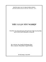 Tiểu luận tình huống lựa chọn phương án giải quyết tranh chấp trong hoạt động góp vốn kinh doanh bằng quyền sử dụng đất 