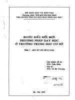 Bước đầu đổi mới phương pháp dạy học ở trường trung học cơ sở