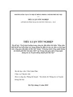 Tiểu luận tình huống xử lý tình huống trong công tác đấu thầu gói thầu mua sắm thiết bị....