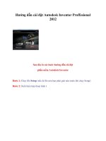 Hướng dẫn cài đặt autodesk inventor proffesional 2012, ĐẠI HỌC