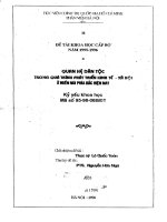 Quan hệ dân tộc trong quá trình phát triển kinh tế   xã hội ở miền núi phía bắc hiện nay
