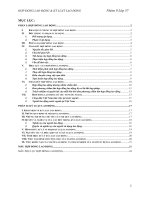 HỢP ĐỒNG LAO ĐỘNG & KỶ LUẬT LAO ĐỘNG