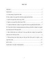 địa vị pháp lí của người bào chữa trong tố tụng hình sự