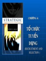 Tổ Chức Tuyển Dụng (Recruitment And Selection )