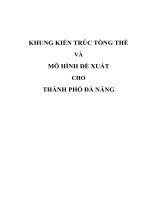 Khung kiến trúc tổng thể và mô hình đề xuất cho thành phố đà nẵng