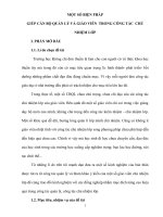 skkn một số biện pháp giúp cán bộ quản lý và giáo viên trong công tác chủ nhiệm lớp 