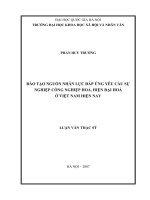 Đào tạo nguồn lực đáp ứng yêu cầu sự nghiệp công nghiệp hóa, hiện đại hóa ở Việt Nam hiện nay