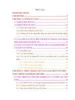 Đề tài: Năng lực cạnh tranh của doanh nghiệp vừa và nhỏ ở Việt Nam trong quá trình hội nhập kinh tế quốc tế với phép thử từ cuộc khủng hoảng kinh tế