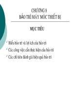 Bảo Trì Máy Móc Thiết Bị