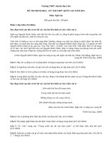 Đề thi thử THPTQG môn Văn - THPT chuyên Bạc Liêu năm 2015