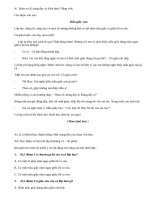 Đề thi giữa kì 1 lớp 2 môn Tiếng Việt năm 2015